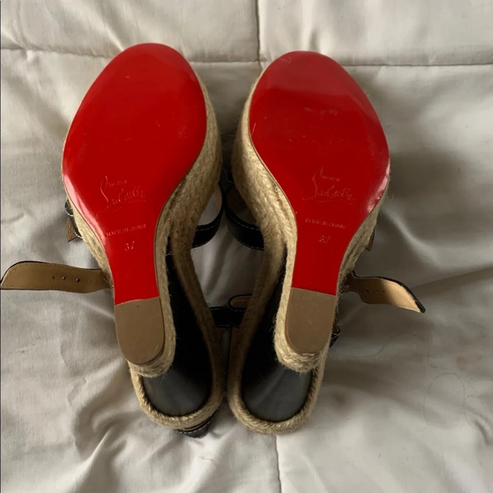 Christian Louboutin espadrille wedges - Picture 4 of 6